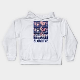 Slowdive • • • • 1990s Retro Glitch Original Design Kids Hoodie